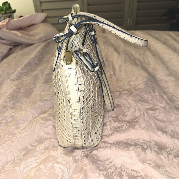 Brahmin Asher La Scala Marina Leather Shoulder Bag - Picture 7 of 10